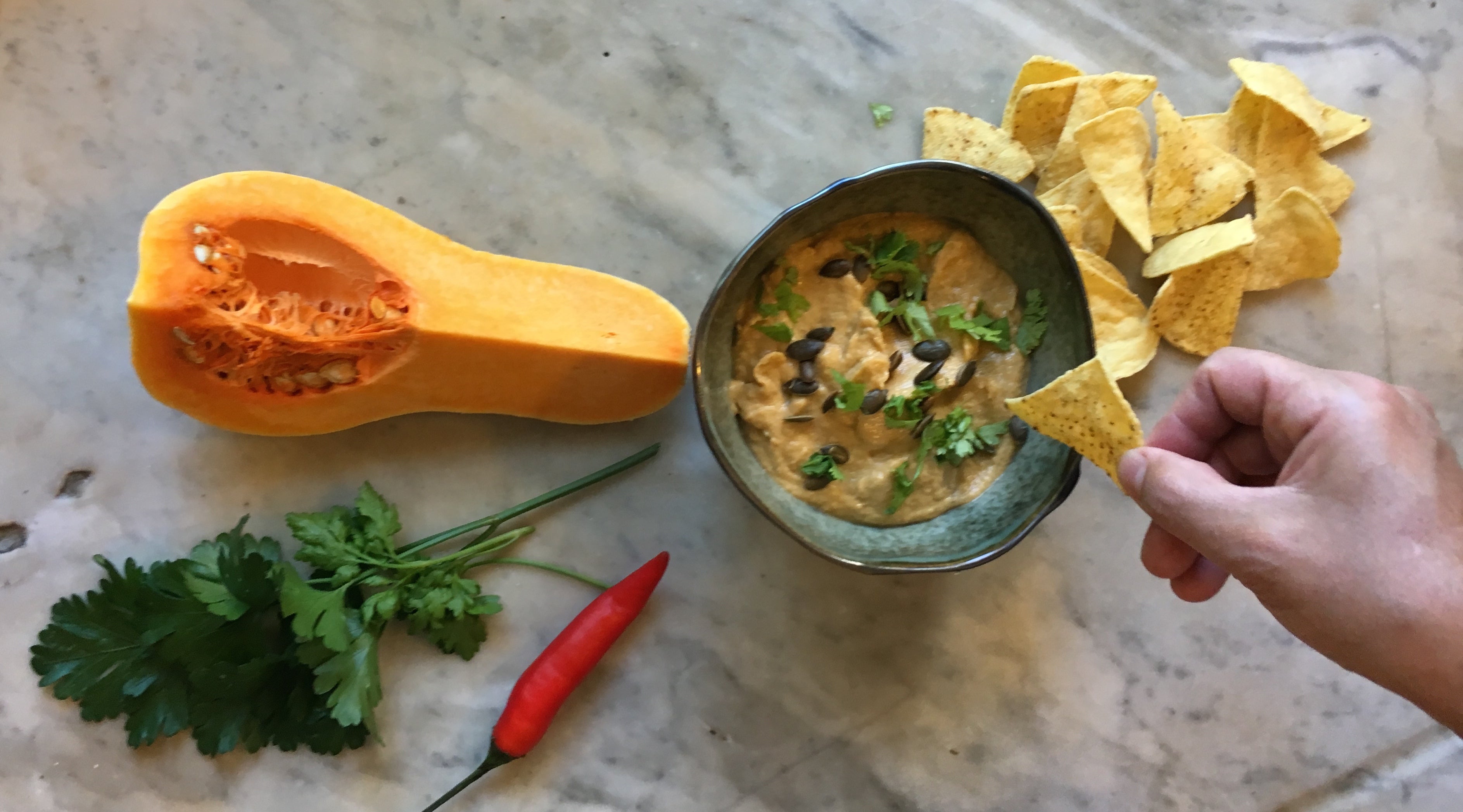 Humus de calabaza